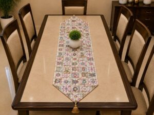 Jacquard Embroidery Dining Runner - Image 3
