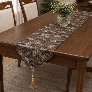 Awesome Leaf Design Dining Runner – 12 × 72" - Image 5