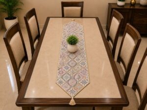 Jacquard Embroidery Dining Runner - Image 4