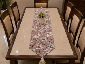 Printed Jacquard Dining Runner - Image 4