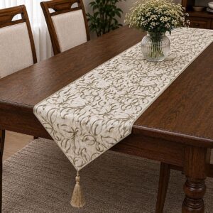 Awesome Leaf Design Dining Runner – 12 × 72"