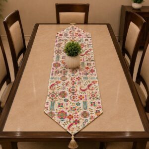 Jacquard Embroidery Dining Runner – 12 × 72" - Image 6