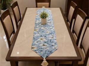 Printed Jacquard Dining Runner - Image 3