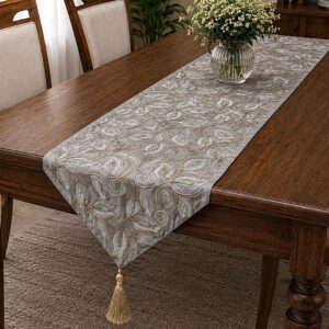 Awesome Leaf Design Dining Runner – 12 × 72" - Image 3