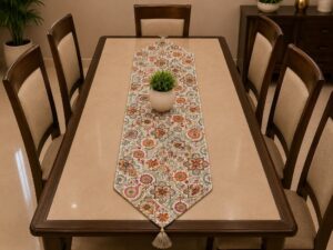 Jacquard Embroidery Dining Runner - Image 2