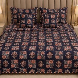 Pure Cotton Quilted 5 PC Bed Set – 90 × 108" - Image 7