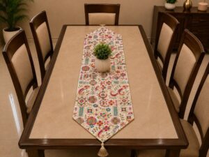 Jacquard Embroidery Dining Table Runner - Image 6