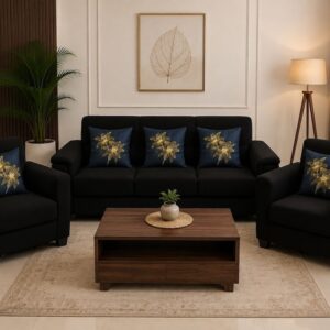 Embroidered Cushion Cover – 16 × 16" - Image 3