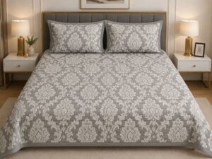 Jacquard Queen Size Bedcover - Image 3