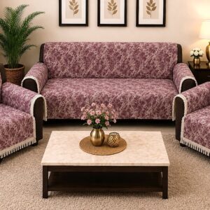 Premium Velvet Marble Print Anti-Skid Sofa Cover Fabric