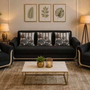 Velvet Printed Cushion Covers 20×20 Inches | Set of 5 | Designer Sofa Cushion Covers - Image 2