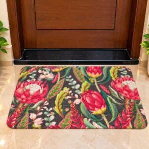 Premium Foam Door Mat – Floral & Geometric Printed Designs - Image 1