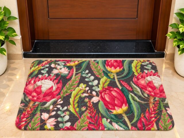 Premium Foam Door Mat – Floral & Geometric Printed Designs