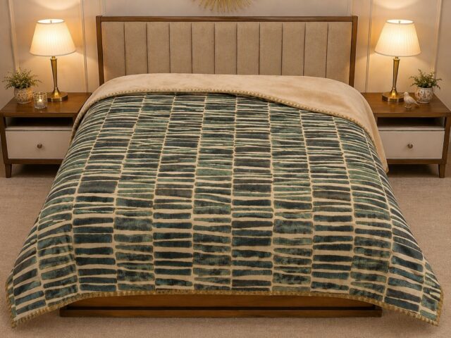 Japanese Premium Double Bed Reversible Blanket