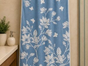 Microfiber Floral Bath Towel - Image 2