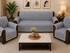 Premium Velvet Anti-Skid Sofa Cover 27-inch - Image 1