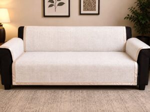 Premium Velvet Anti-Skid Sofa Cover 27-inch - Image 5