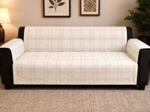 Premium Velvet Anti-Skid Sofa Cover 27-inch - Image 3