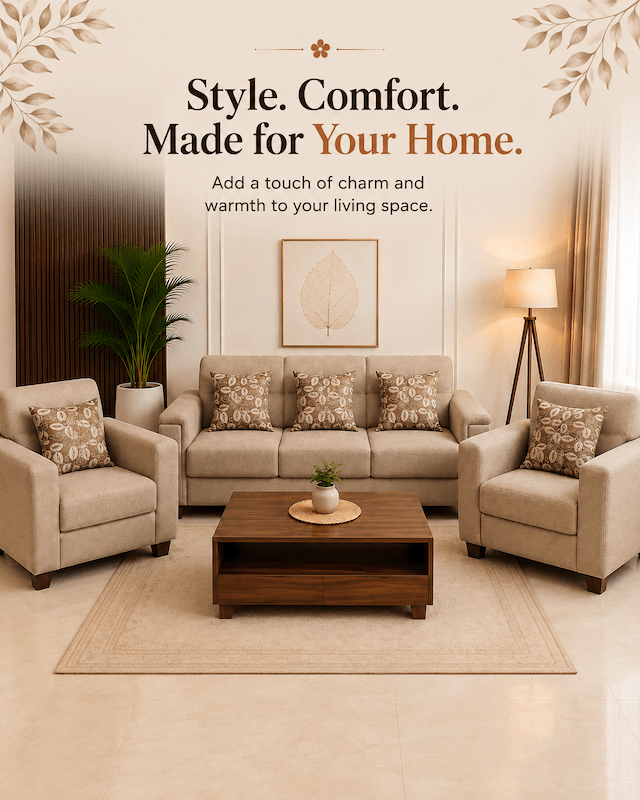 cushion and cushion cover banner