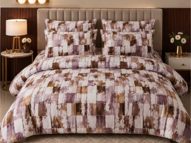 Glac Coton Comforter Bed Sheet with 2 Pillow Covers | Floral & Printed Designs