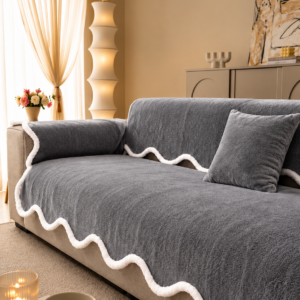 Premium Honeycomb Velvet Sofa Cover Fabric