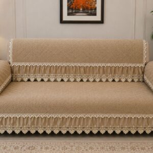Premium Lace Sofa Cover Fabric - Image 3