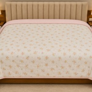 Malai Super Soft Fabric Double Bed Comforter | Floral Print - Image 2