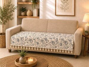 Premium Slub Printed Sofa Cover 36-inch - Image 5
