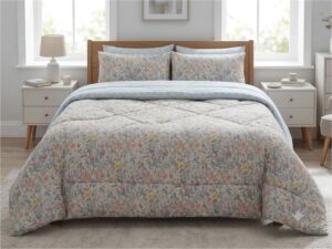 Soft Reversible Comforter 87 × 93 Inches | Double Bed Floral Comforter - Image 2
