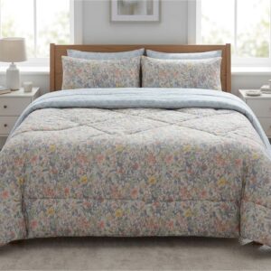 Soft Reversible Comforter 87 × 93 Inches | Double Bed Floral Comforter - Image 2