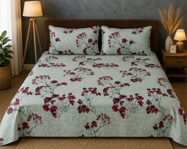 Premium Vanilla Queen Size Bedsheet (6)